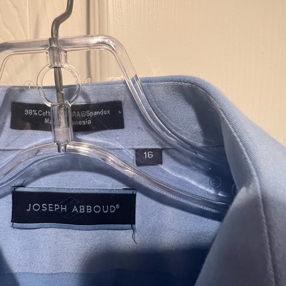 Joseph Abboud boys blue button down - Picture 6 of 6